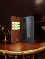 Piel Frama 524 Brown Crocodile FramaSlim Book Style Leather Case for iPhone 17