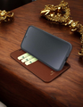 Piel Frama 524 Brown Crocodile FramaSlim Book Style Leather Case for iPhone 17
