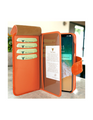 Piel Frama 535 Orange Crocodile WalletMagnum Leather Case for iPhone 17 Pro