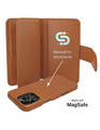 Piel Frama 535 Tan Ostrich WalletMagnum Leather Case for iPhone 17 Pro