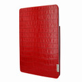 Piel Frama iPad Pro 12.9 2017 FramaSlim Leather Case - Red Cowskin-Crocodile