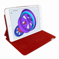 Piel Frama iPad Pro 12.9 2017 FramaSlim Leather Case - Red Cowskin-Crocodile