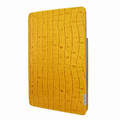 Piel Frama iPad Pro 12.9 2017 FramaSlim Leather Case - Yellow Cowskin-Crocodile