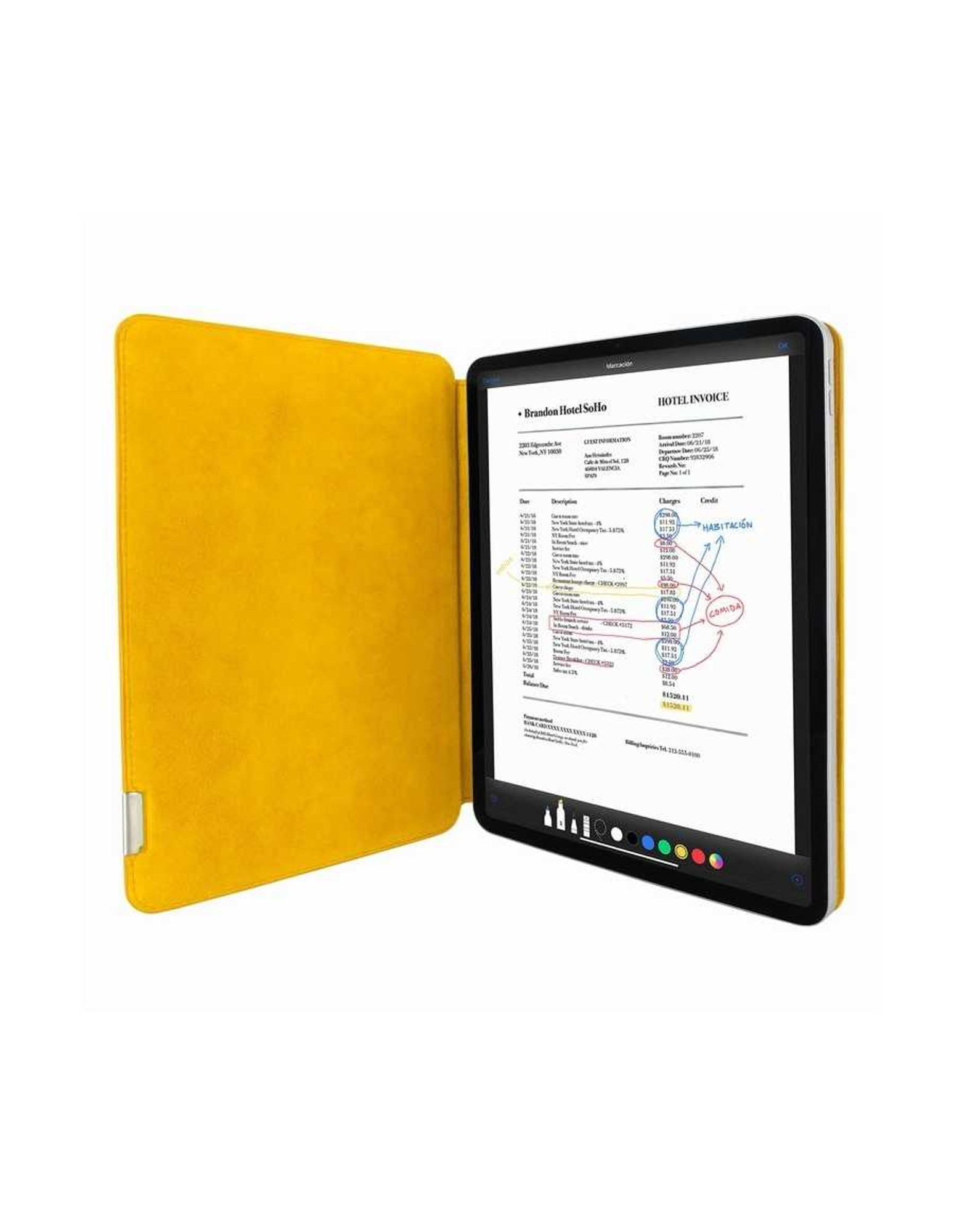 高級レザーケース！Piel Frama iPad mini 4 クロコ型押し Piel Frama Yellow Crocodile FramaSlim Leather Case for iPad