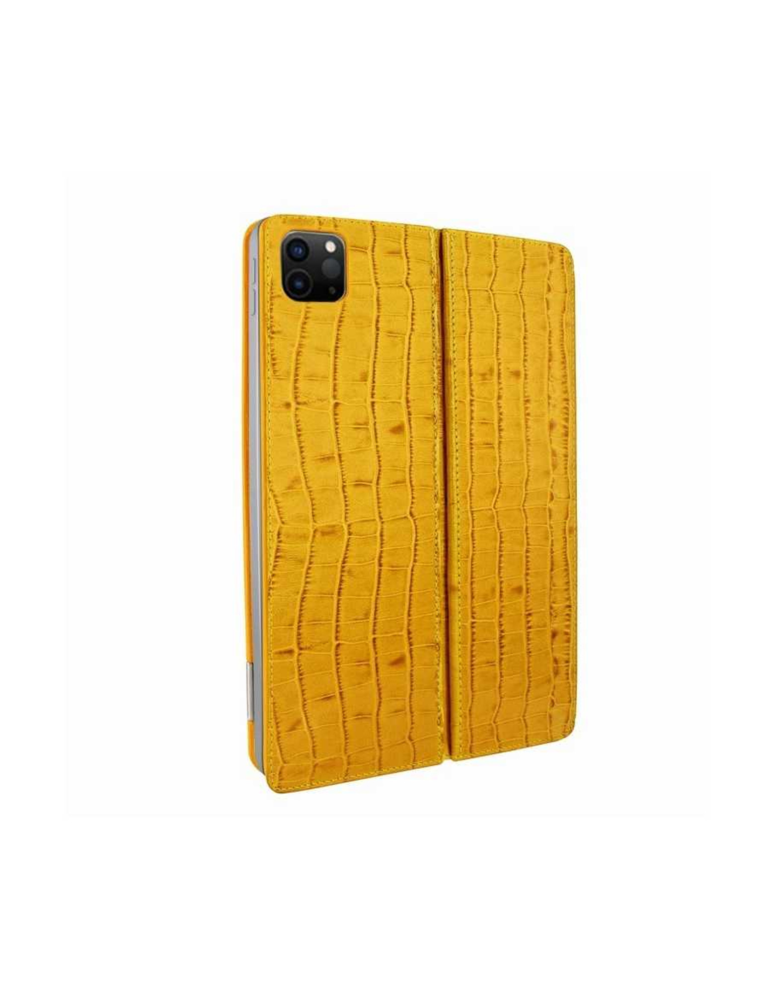 高級レザーケース！Piel Frama iPad mini 4 クロコ型押し Piel Frama Yellow Crocodile FramaSlim Leather Case for iPad