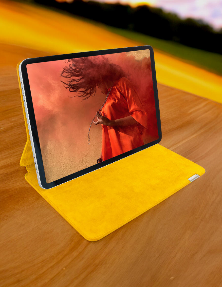 Piel Frama Yellow Crocodile FramaSlim Leather Case for iPad Pro 11