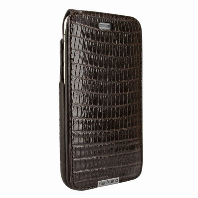 Piel Frama iPhone 6 Plus / 6S Plus / 7 Plus / 8 Plus UltraSliMagnum Leather Case - Brown Cowskin-Lizard