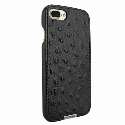 Piel Frama iPhone 7 Plus / 8 Plus FramaSlimGrip Leather Case - Black Cowskin-Ostrich