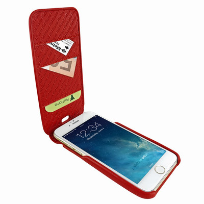 Piel Frama iPhone 7 Plus / 8 Plus iMagnumCards Leather Case - Red