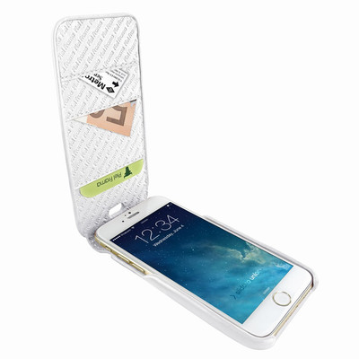 Piel Frama iPhone 7 Plus / 8 Plus iMagnumCards Leather Case - White