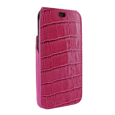 Piel Frama iPhone Xs Max iMagnum Leather Case - Fuchsia Cowskin-Crocodile