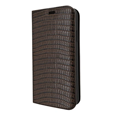 Piel Frama iPhone Xs Max FramaSlimCards Leather Case - Brown Cowskin-Lizard