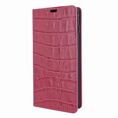 Piel Frama Samsung Galaxy S10e FramaSlimCards Leather Case - Fuchsia Cowskin-Crocodile