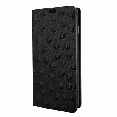Piel Frama Samsung Galaxy S10 PLUS FramaSlimCards Leather Case - Black Cowskin-Ostrich