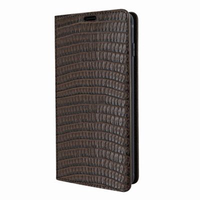 Piel Frama Samsung Galaxy S10 FramaSlimCards Leather Case - Brown Cowskin-Lizard