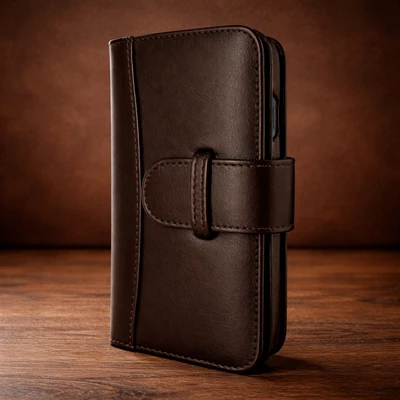 Piel Frama iPhone 13 Pro WalletMagnum Leather Case - Brown