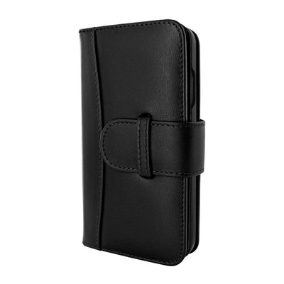 Piel Frama iPhone 12 | 12 Pro WalletMagnum Leather Case - Black