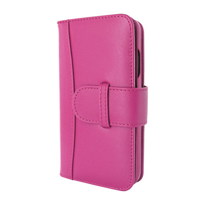Piel Frama iPhone 12 | 12 Pro WalletMagnum Leather Case - Pink
