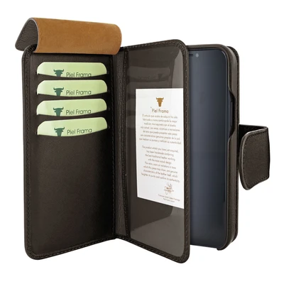 Piel Frama iPhone 12 Pro Max WalletMagnum Leather Case - Brown
