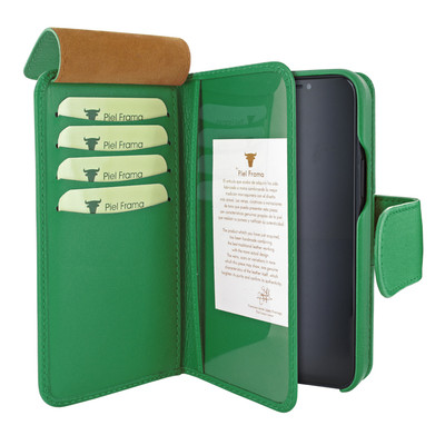 Piel Frama iPhone 12 Pro Max WalletMagnum Leather Case - Green