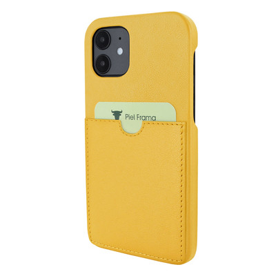 Piel Frama iPhone 12 mini FramaSlimGrip Leather Case - Yellow