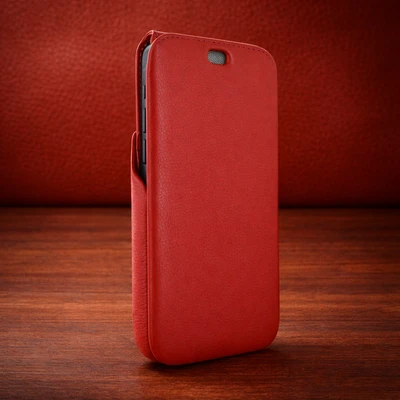 Piel Frama iPhone 14 Pro | iPhone 14 iMagnum Leather Case - Red