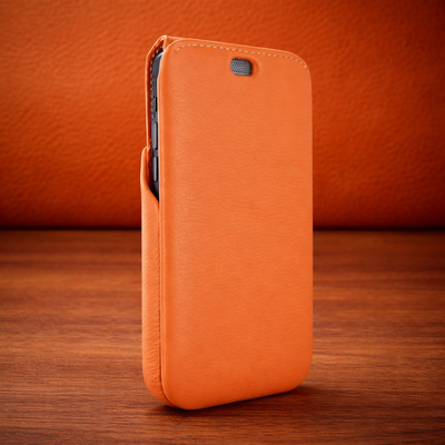 Piel Frama iPhone 14 Pro Max | iPhone 14 Plus iMagnum Leather Case - Orange