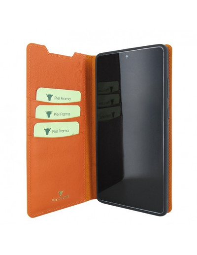Piel Frama Galaxy Note 20 FramaSlimCards Leather Case - Orange