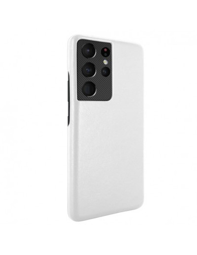 Piel Frama Galaxy S21 Ultra FramaSlimCards Leather Case - White