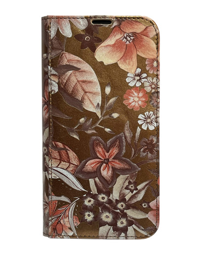 Piel Frama iPhone 15 Pro SPECIAL EDITION Brown Flower framaSlim Leather Case
