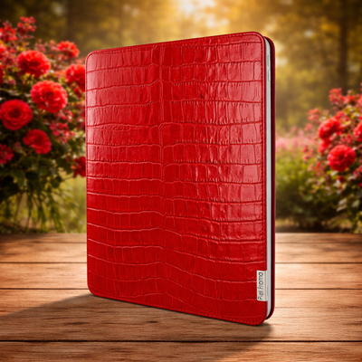 Piel Frama Red Crocodile FramaSlim Leather Case for iPad Pro 13-inch (2024)