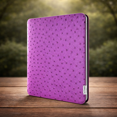 Piel Frama Burgundy Ostrich FramaSlim Leather Case for iPad Pro 13-inch (2024)