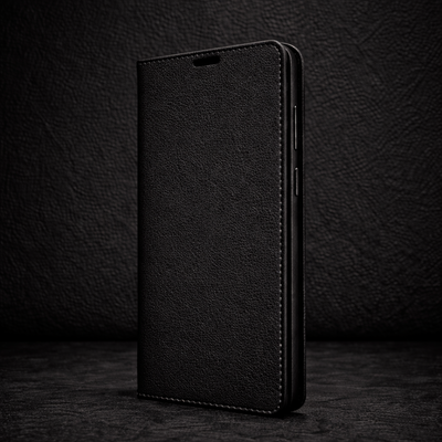 Piel Frama Black FramaSlimCards Leather Case for Samsung Galaxy S25 Plus