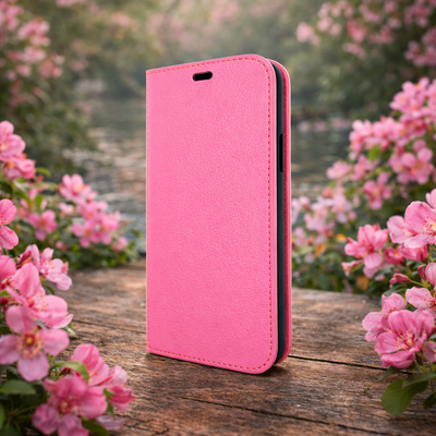 Piel Frama 524 Pink FramaSlim Book Style Leather Case for iPhone 17