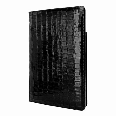 Piel Frama iPad Mini 4 Cinema Leather Case - Black Cowskin-Crocodile