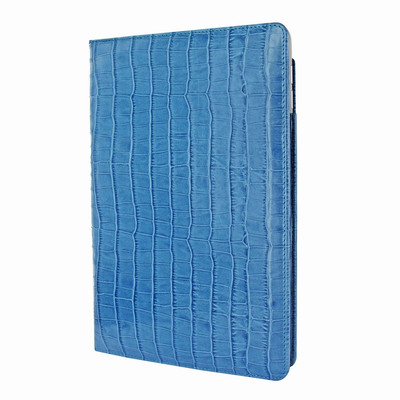 Piel Frama iPad Pro 12.9 2017 Cinema Leather Case - Blue Cowskin-Crocodile