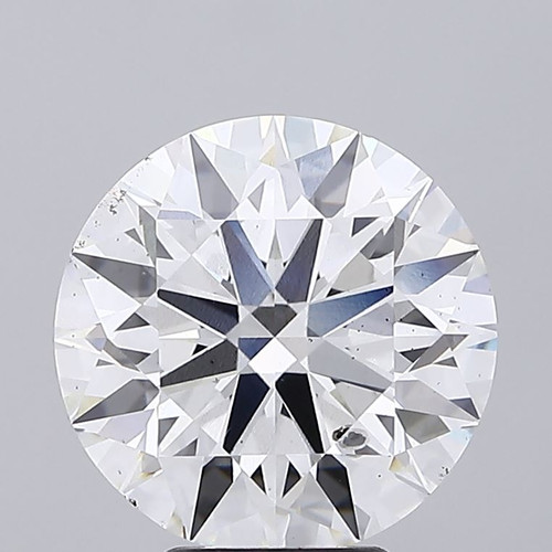 6.02 Carat Round Cut Lab Grown