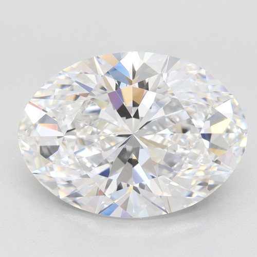 3.25 Carat Oval Lab Grown