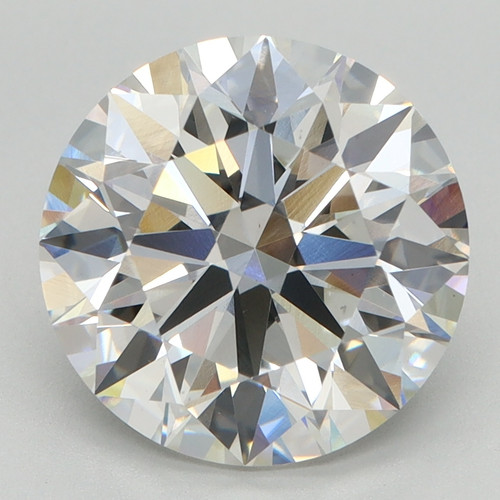 4.07 Carat Round Cut Lab Grown