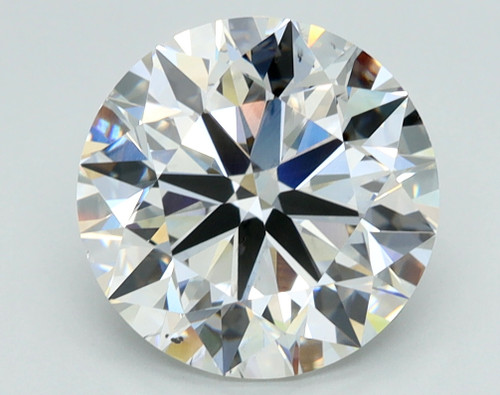 3.51 Carat Round Cut Lab Grown
