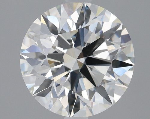 2.58 Carat Round Cut Lab Grown