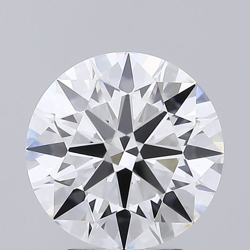 3.47 Carat Round Cut Lab Grown