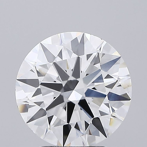 2.62 Carat Round Cut Lab Grown