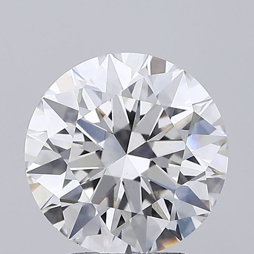 2.51 Carat Round Cut Lab Grown