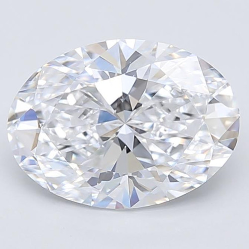 1.67 Carat Oval Lab Grown