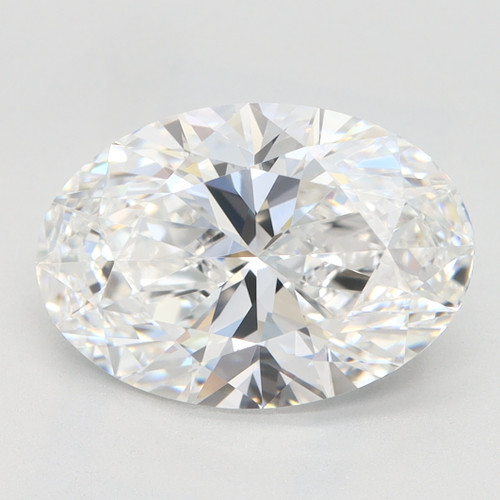 2.68 Carat Oval Lab Grown