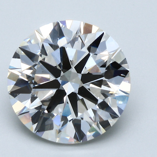 5.51 Carat Round Cut Lab Grown