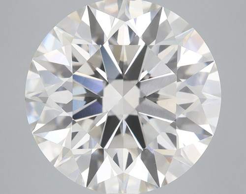 6.57 Carat Round Cut Lab Grown