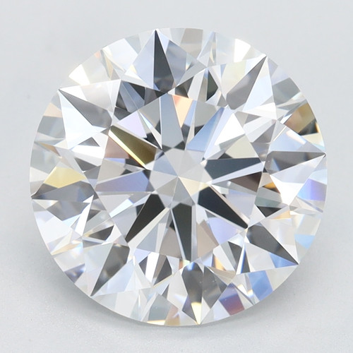 3.42 Carat Round Cut Lab Grown
