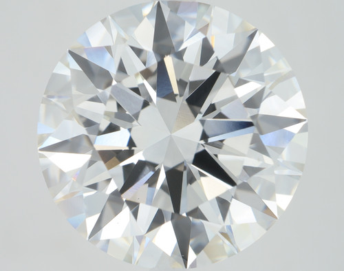 5.51 Carat Round Cut Lab Grown